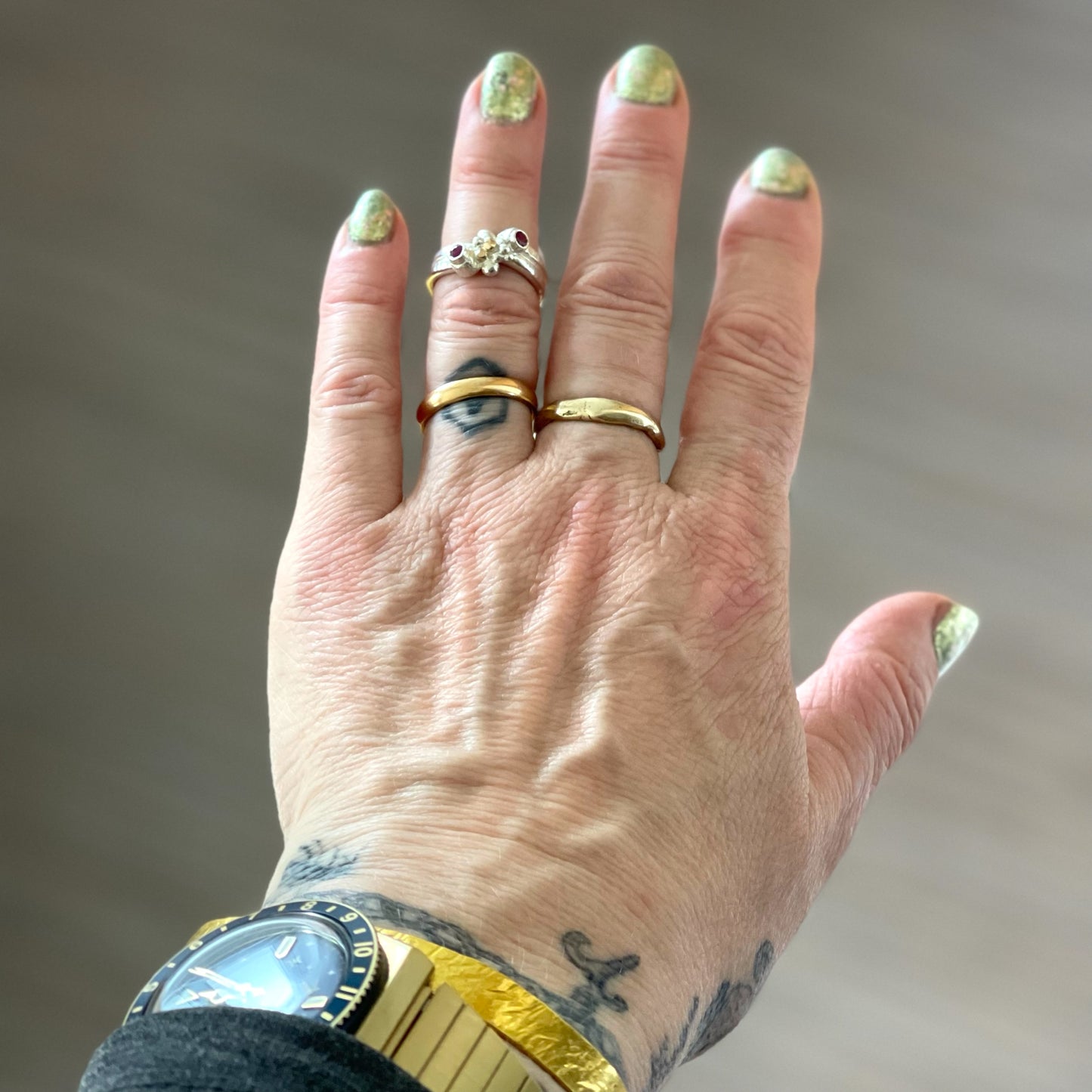 Ruby Double Ring