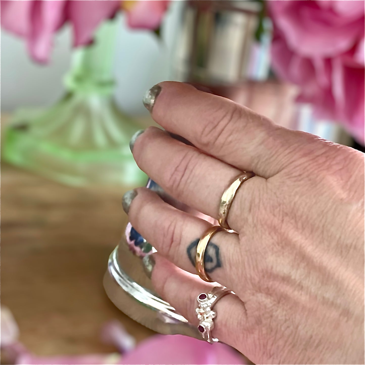 Ruby Double Ring