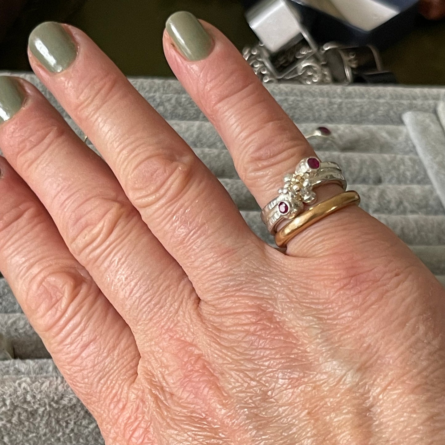 Ruby Double Ring