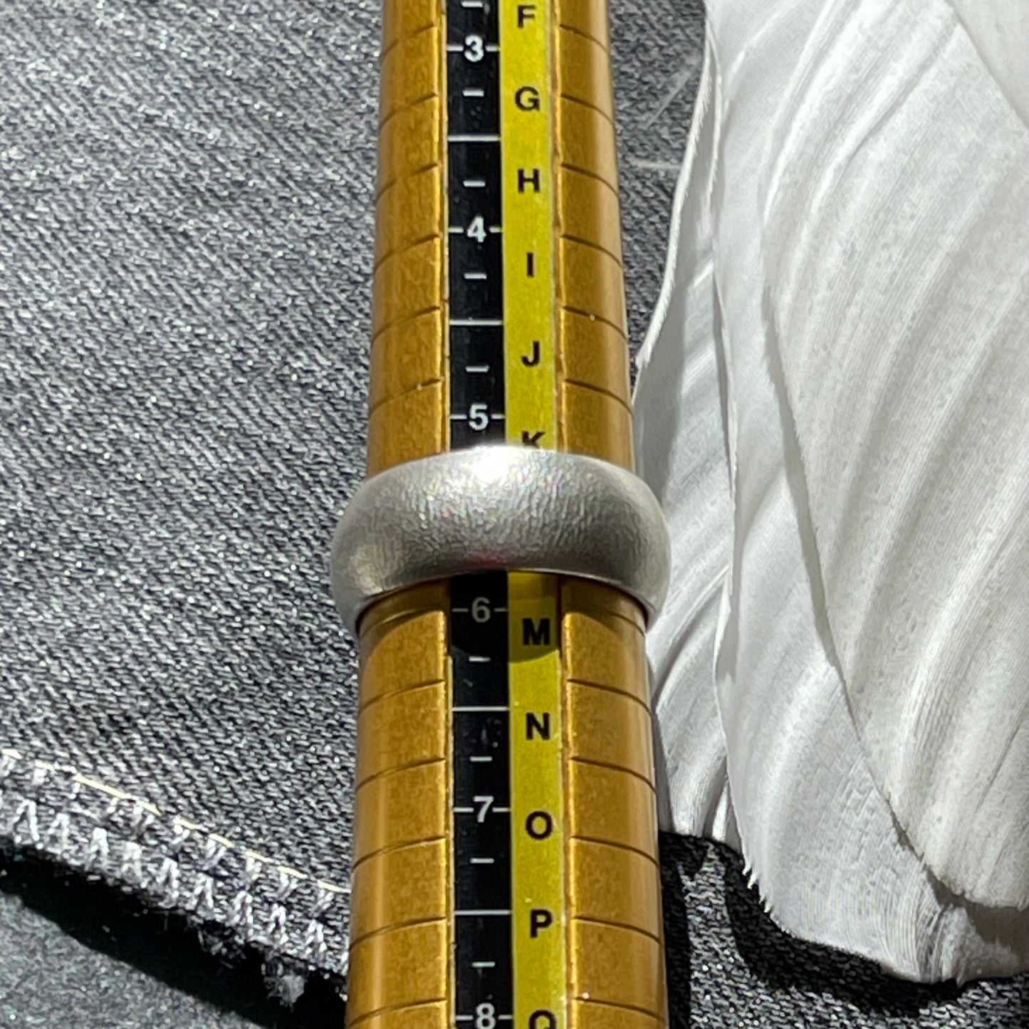 Wide Ripple Satin Band Heavy