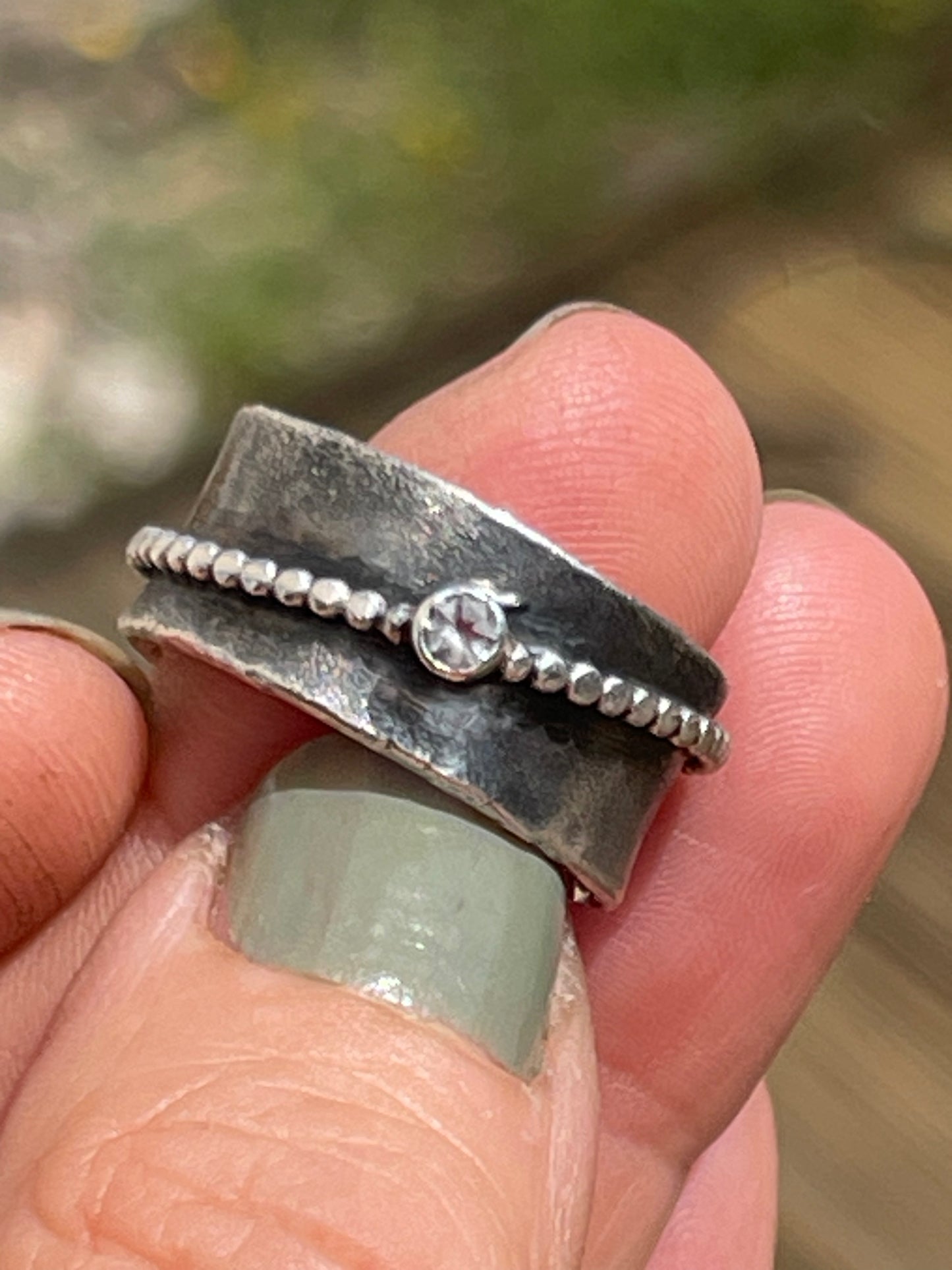 Galactica Ring - Rock Crystal