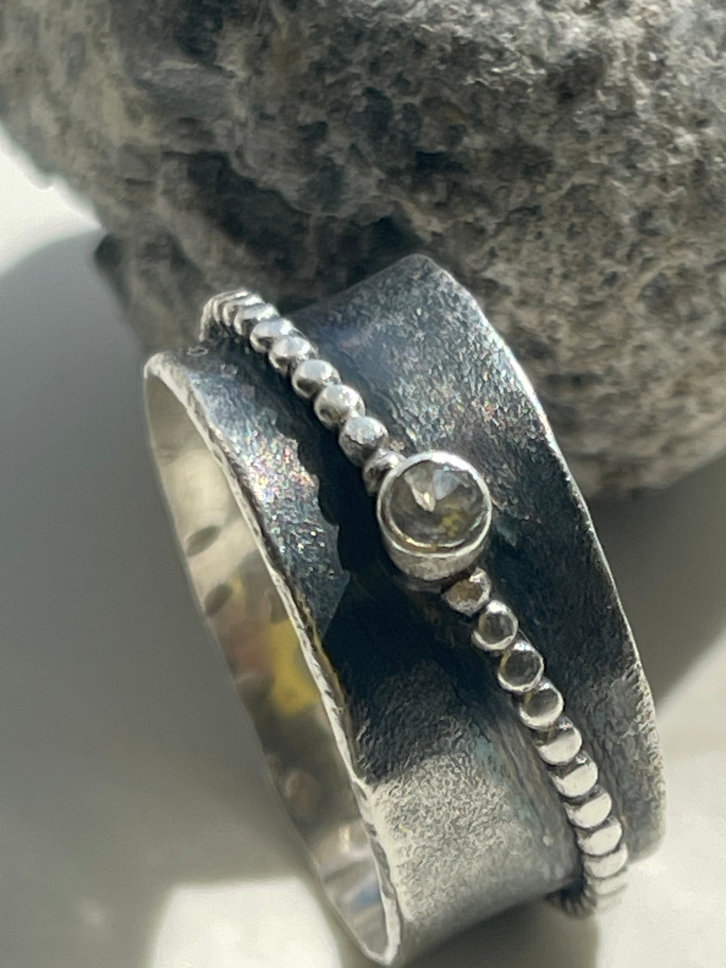 Galactica Ring - Rock Crystal