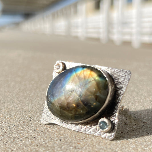 Marisco Ring - Labradorite