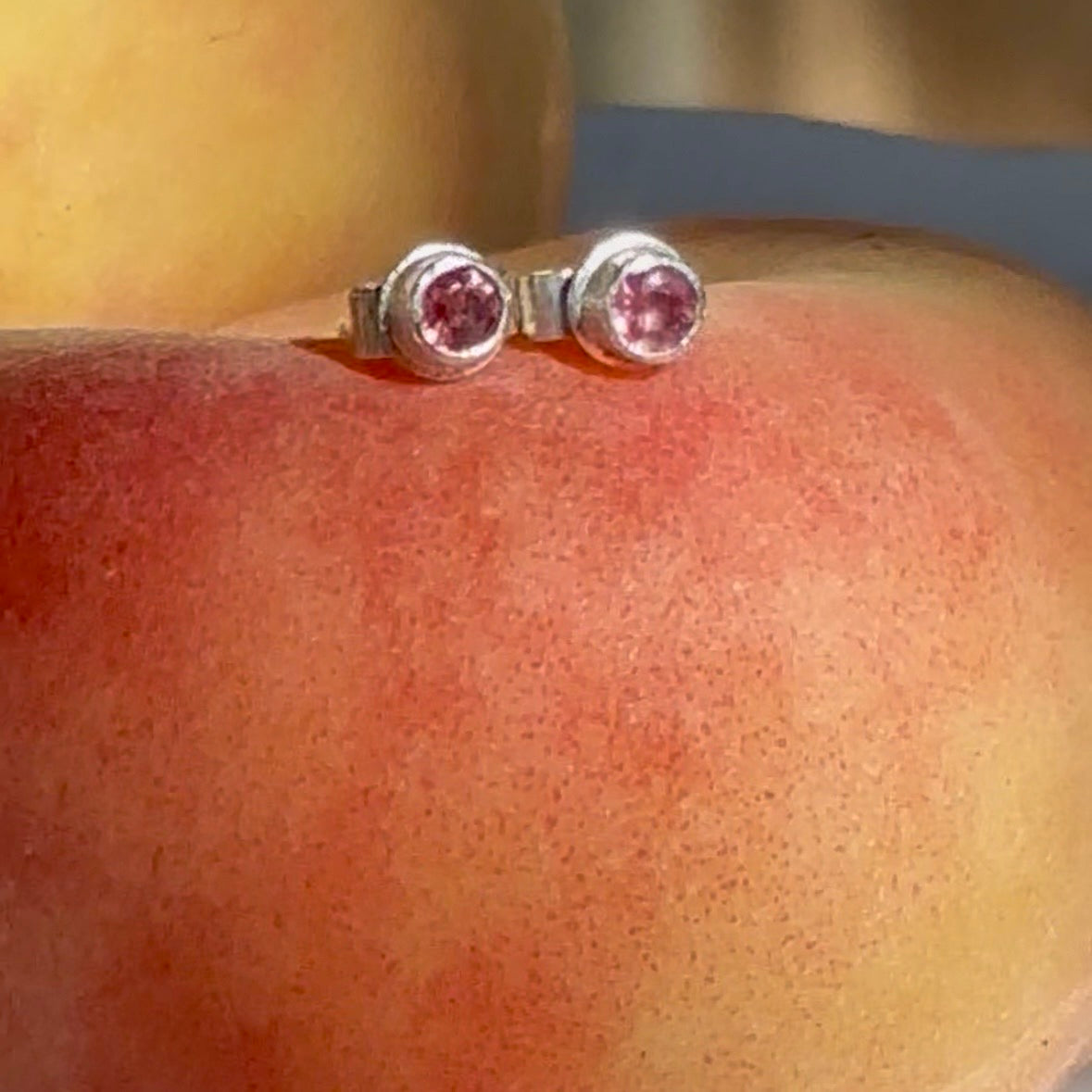 Small Peachy Studs