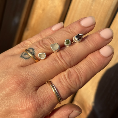Small Seaham Sea Glass Studs