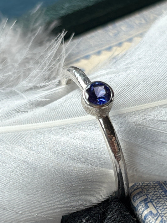 Tanzanite Solitaire Ring