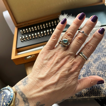 Tanzanite Solitaire Ring