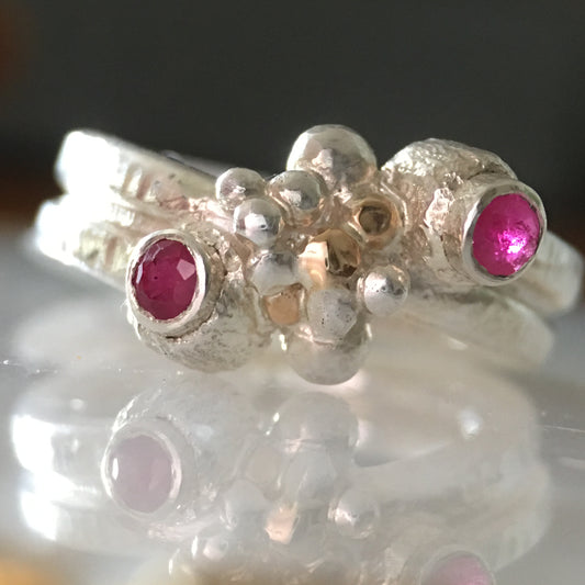 Ruby Double Ring