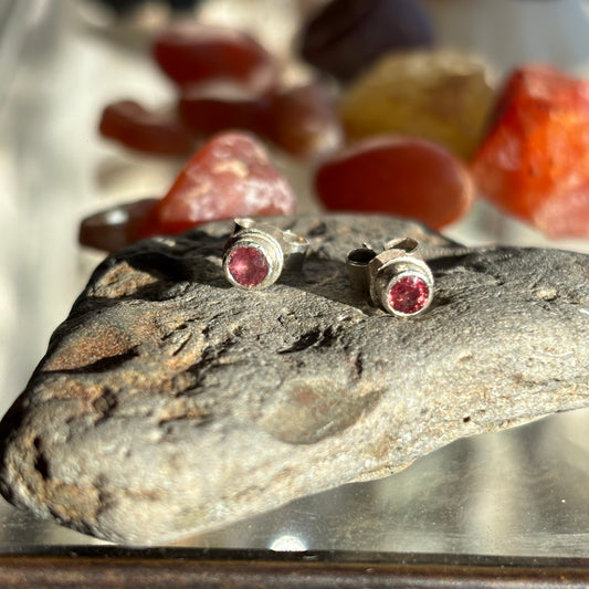 Small Peachy Studs