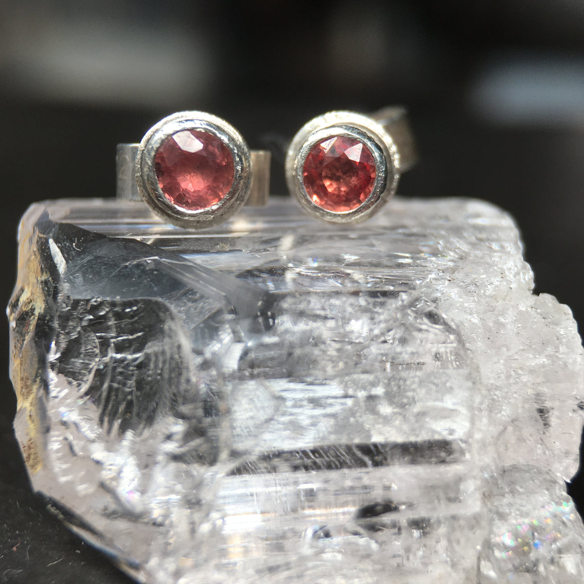 Small Peachy Studs