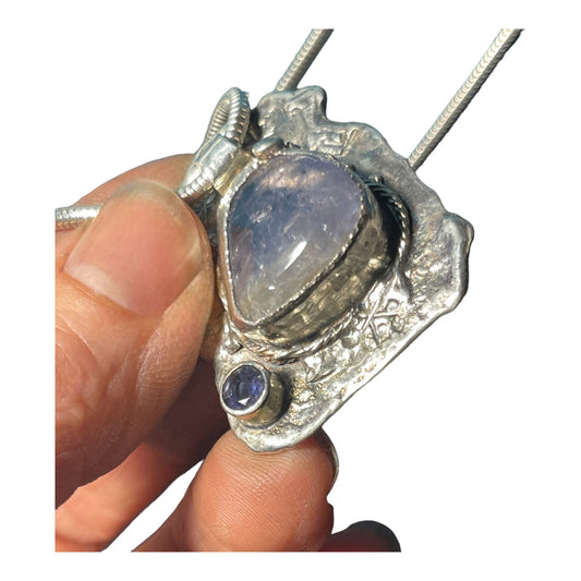 Gateway Pendant I - Double Iolite