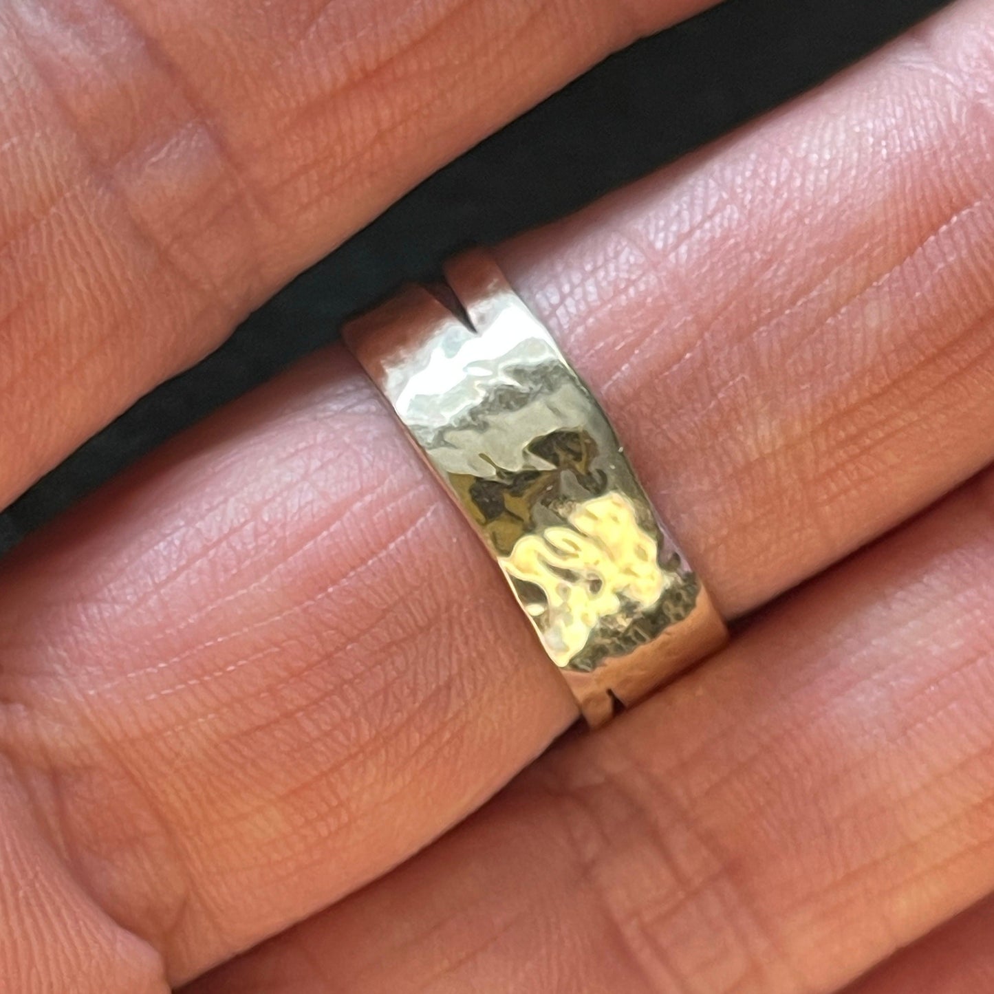 Wave Ring 9ct Recycled Yellow Gold